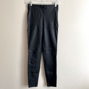 Zara Faux Leather Skinny Pants.